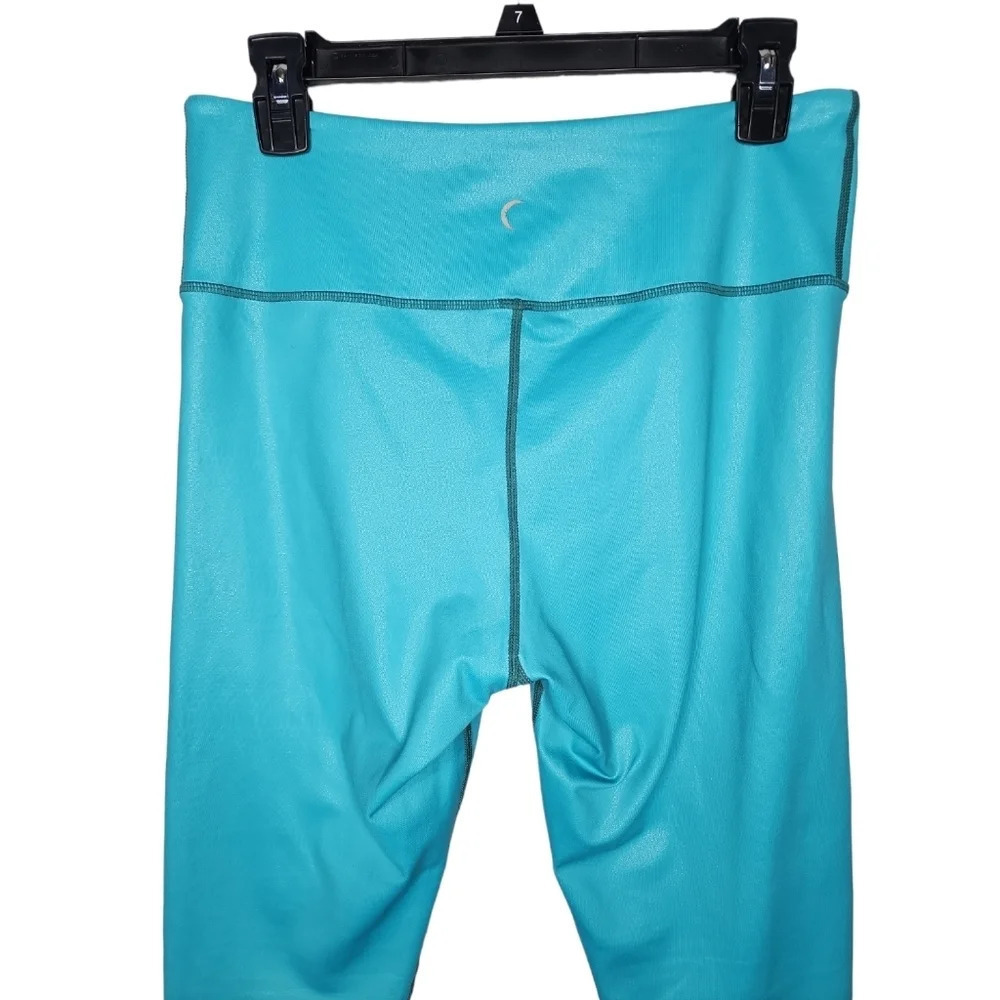 Zyia Blue and White Ombré Shine Leggings Women’s Size 12 - Picture 5 of 11
